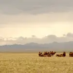 Largas llanuras recorren Mongolia.