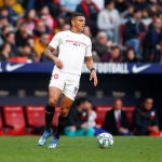 Diego Carlos con el Sevilla.