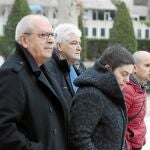 El ex dirigente etarra «Kubati», segundo por la izquierda, negó al juez el pasado martes que detrás de «Kalera Kalera» haya una estructura