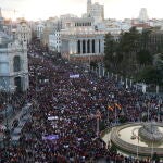 Manifestación feminista por el 8 de marzo