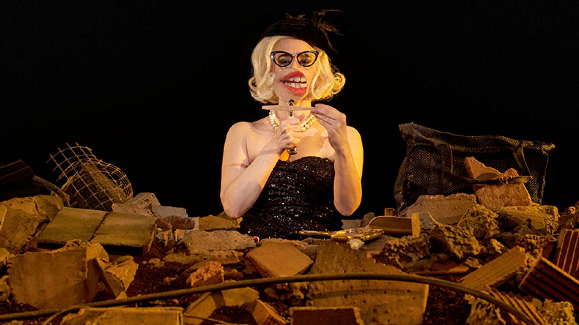 Un momento del montaje del Teatro Valle-Inclán