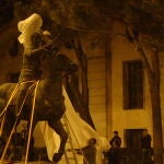 La estatua ecuestre de Franco, Nuevos Ministerios