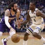 Ricky Rubio fue imparable para la defensa de los Suns