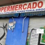 Un comercio chino cerrado en Málaga por temor al coronavirus