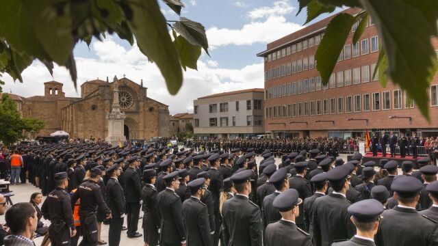 Alumnos de la Escuela Nacional de Policía de Ávila