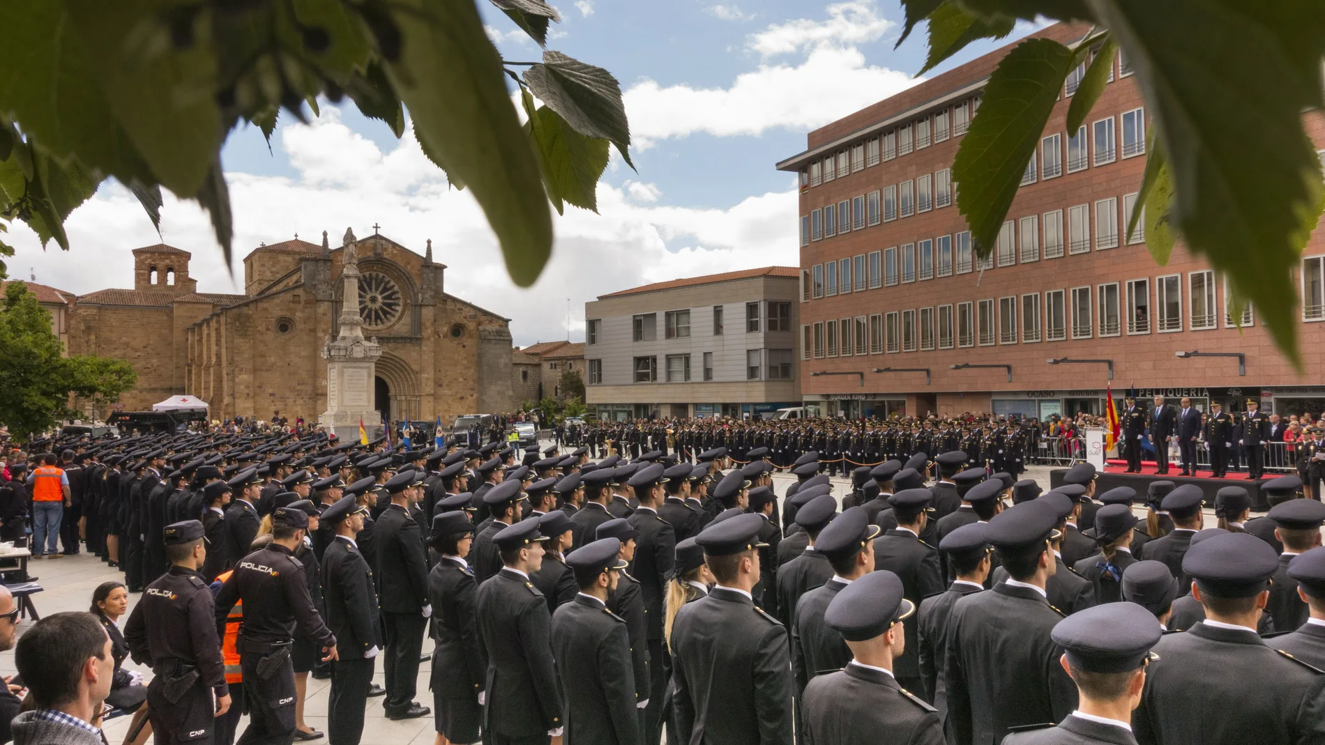 Alumnos de la Escuela Nacional de Policía de Ávila