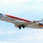 Despeque de un avión de Air Nostrum en una imagen de archivo | Fuente: AIR NOSTRUM