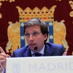 El alcalde de la capital, José Luis Martínez Almeida