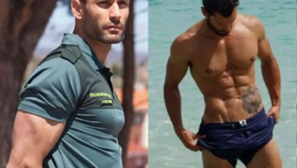 El guardia civil Jorge Pérez revolucionó las redes sociales con su desnudo en 'Supervivientes'