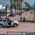 Una patrulla de la policía municipal de Chiclana de la Frontera (Cádiz)