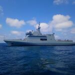 BAM Audaz en unas pruebas en la bahía de Cádiz. Foto: Infodefensa.com