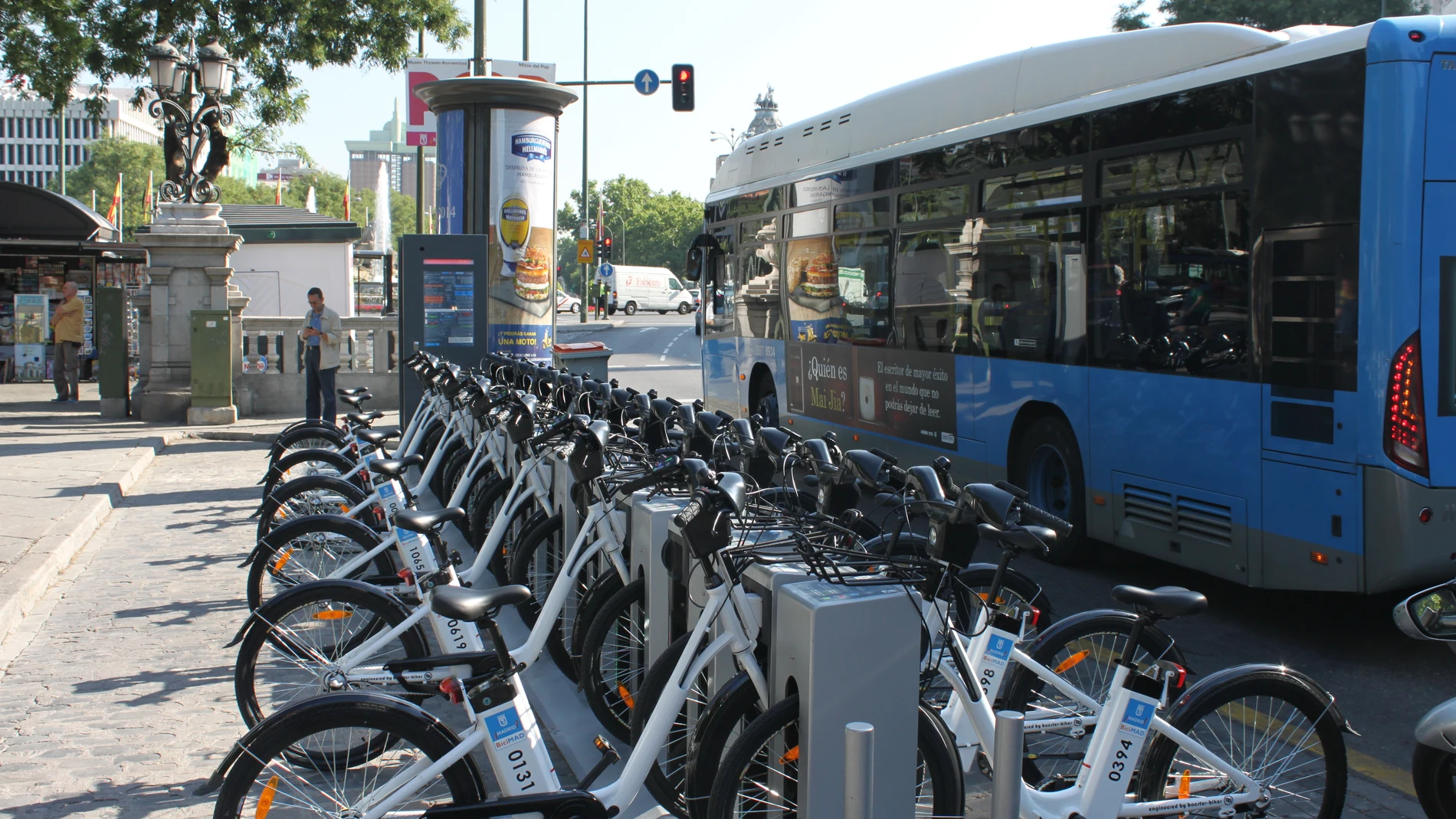 Estación de del servicio de Bicimad del Ayuntamiento de Madrid
