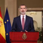 Mensaje de S.M. el Rey (Fotografía de Casa Real)