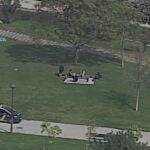Helicópteros de la Policía Nacional vigilan desde el aire que se cumpla el estado de alarma