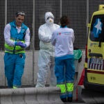 Crisis del coronavirus en el hospital La Paz de Madrid.
