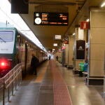 La estación Porta Nuova en Turín presentaba este domingo un aspecto desolador