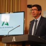 En la imagen, el vicepresidente de la Junta de Andalucía, Juan Marín