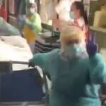 Primer paciente que sale de la UCI en el Hospital de Getafe