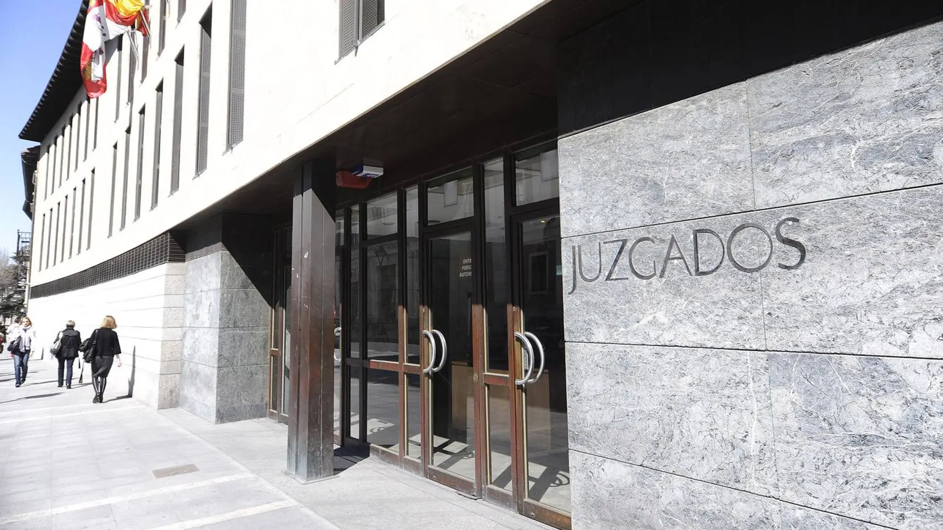 Exterior de los juzgados de Valladolid