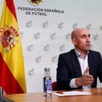 El presidente de la RFEF Luis Rubiales comparece para anunciar las medidas adoptadas por el coronavirusRFEF17/03/2020