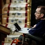 El portavoz parlamentario de Unidas Podemos, Pablo Echenique