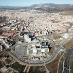 Vista aérea del Parque Tecnológico de Ciencias de la Salud (PTS), en Granada
