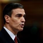 El presidente del Gobierno, Pedro Sánchez, realiza una intervenciónPOOL28/03/2020
