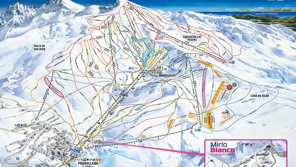 Sierra Nevada: nieve y diversión a partes iguales