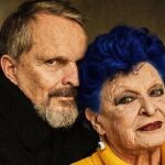 Miguel Bosé con su madre, Lucía