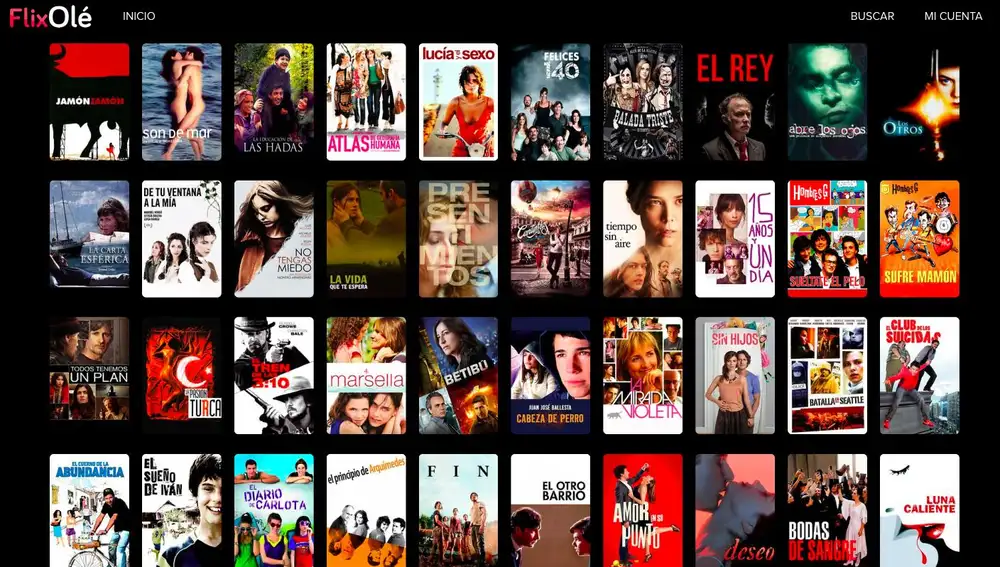 El catálogo de «FlixOlé» cuenta con más de 3.000 títulos, entre películas y series, y en los que destacan las creaciones españolas