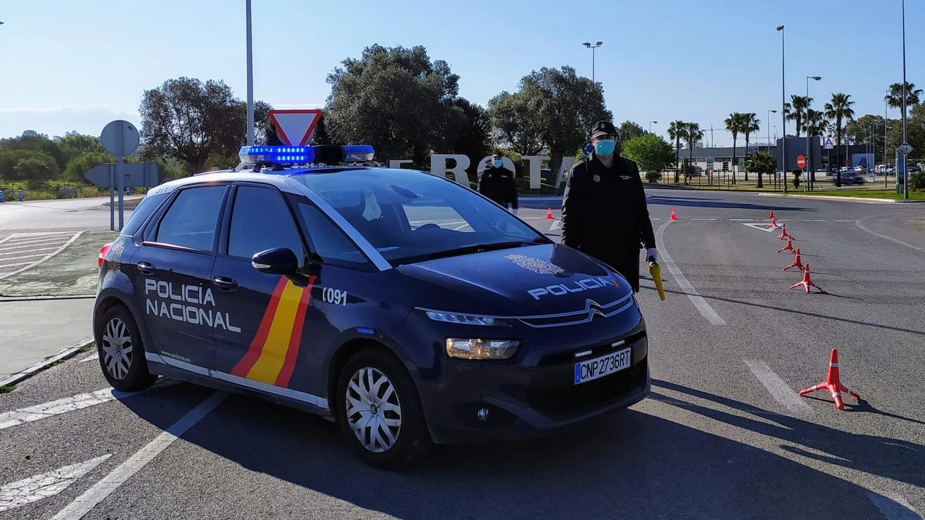 Cádiz.- Coronavirus.- Detienen a un hombre en Rota por incumplir medidas del estado de alarma