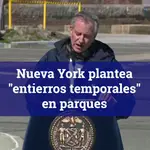 Nueva York considera abrir fosas comunes en los parques