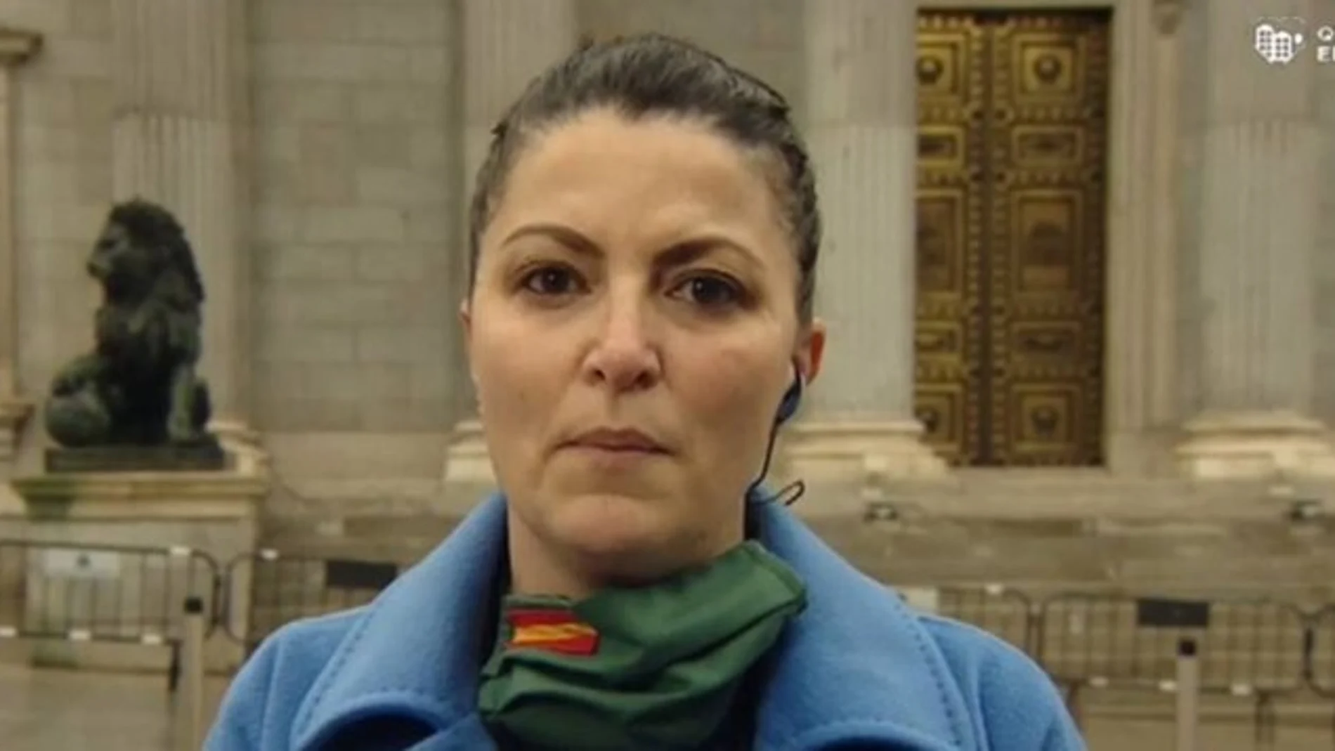 La diputada de Vox Macarena Olona