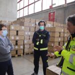 José Luis Martínez-Almeida ha supervisado esta mañana un nuevo envío de material sanitario adquirido por el Ayuntamiento