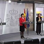 Comparecencia de la ministra de Educación y Formación Profesional, Isabel Celaá (c), del secretario de Estado de Educación, Alejandro Tiana, y de la secretaria general de Formación Profesional, Clara Sanz