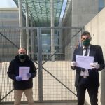 Luis Gestoso, Diputado Nacional, y José Ángel Antelo, Presidente Provincial de la formación Vox en la Región de Murcia