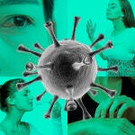 Anosmia, pérdida del gusto, erupciones cutáneas, conjuntivitis, parálisis facial, urticaria u ojo seco son algunos de los "síntoma o oficiales" del coronavirus