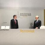 El presidente de Ferrovial, Rafael del Pino, y su consejero delegado, Ignacio Madridejos