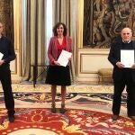 Irene Lozano, en la firma del Pacto de Viana