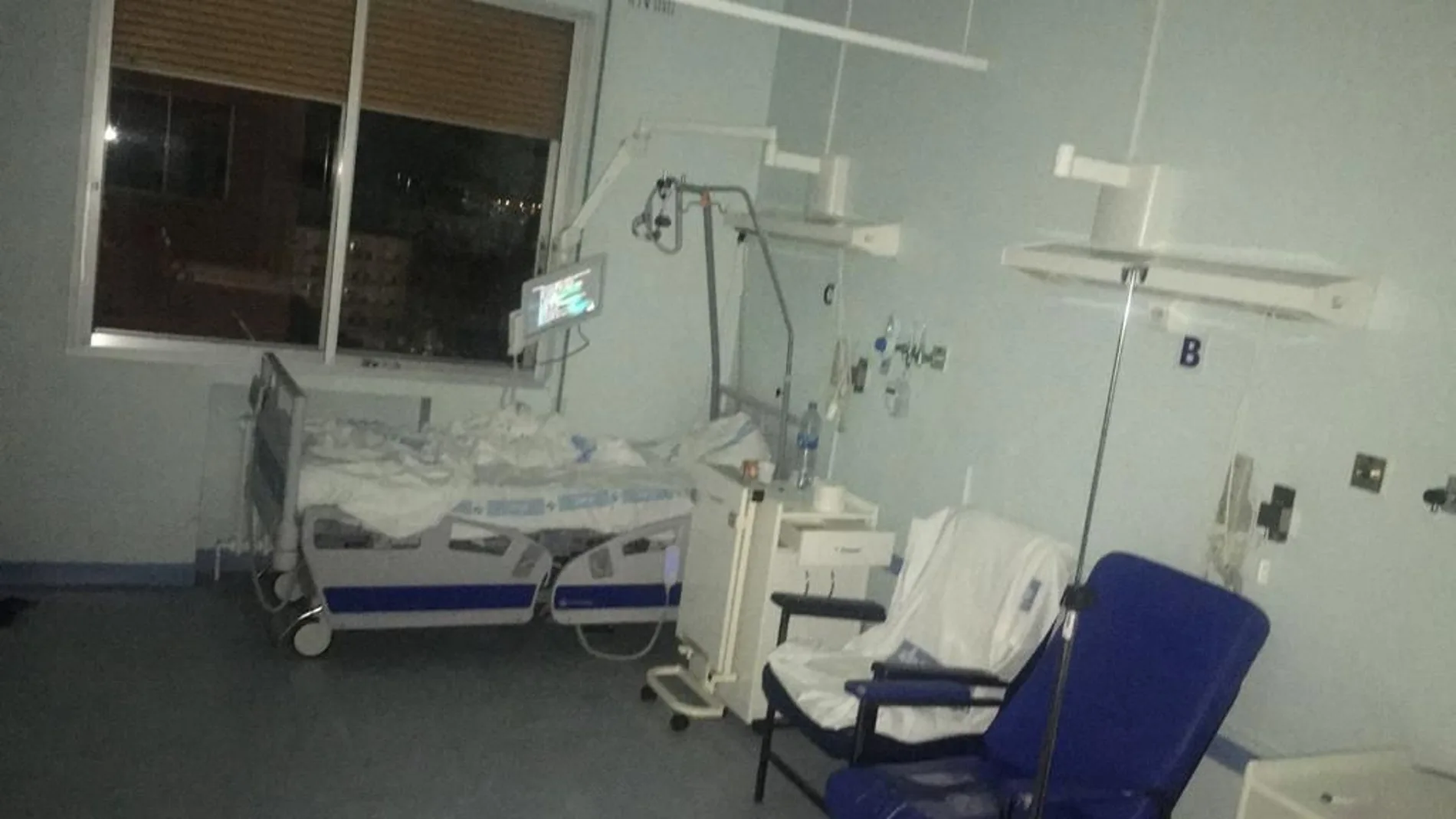 Habitación del Hospital Clínico Universitario de Valladolid