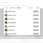 Captura que muestra la actividad de los perfiles falsos en el perfil de Facebook del Ministerio de Sanidad
