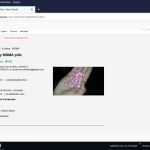 Captura de pantalla de la web oscura de venta de éxtasis