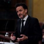 El diputado de Ciudadanos Edmundo Bal durante su intervención en el pleno del Congreso este miércoles. EFE/J.J. Guillén Pool