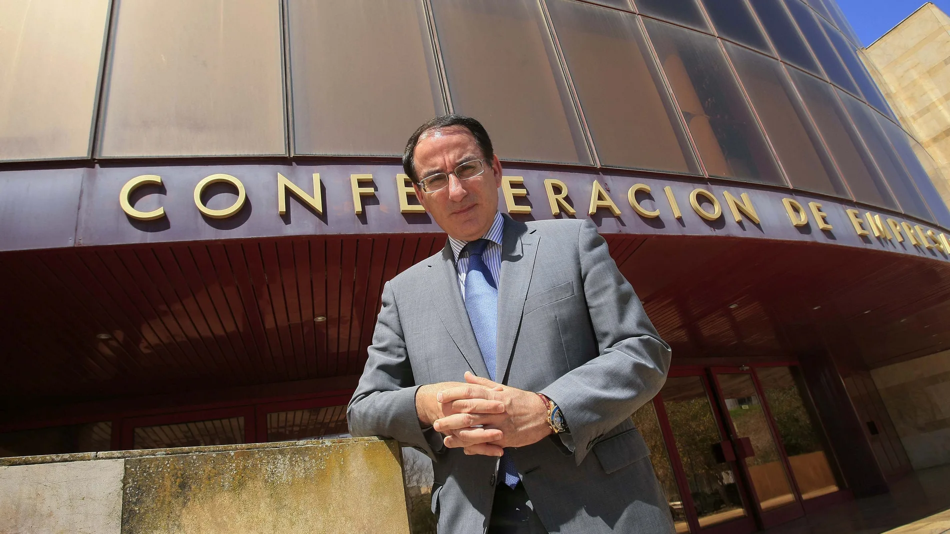 El presidente de la Confederación de Empresarios de Andalucía (CEA), Javier González de Lara, en una imagen de archivo