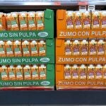 Los zumos exprimidos y a partir de concentrado solo contienen el azúcar propio de la fruta