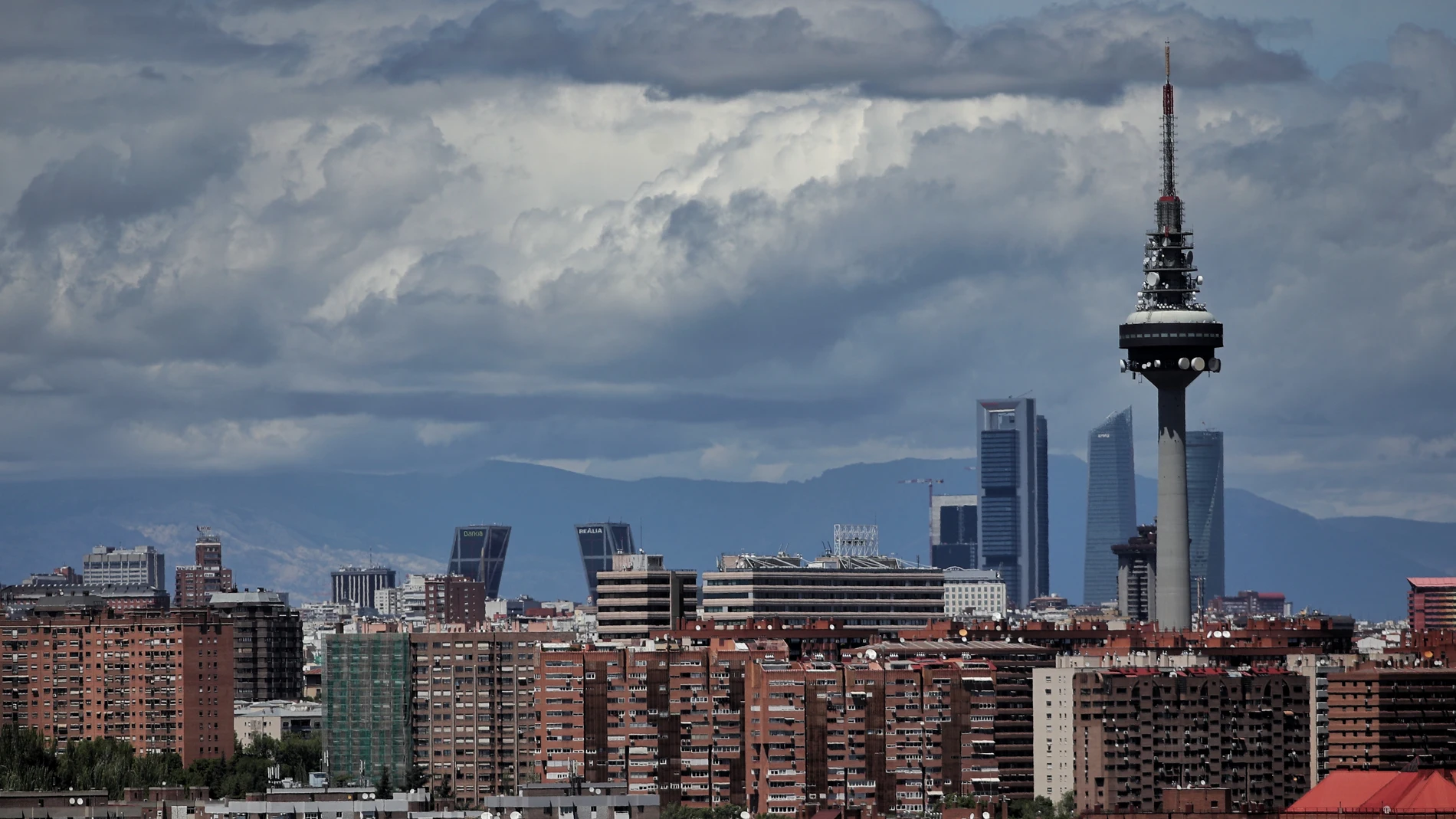 Cielo despejado en Madrid