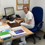El presidente del Colegio Oficial de Médicos de Valladolid, José Luis Almudí, en su consulta en el centro de salud de Peñafiel