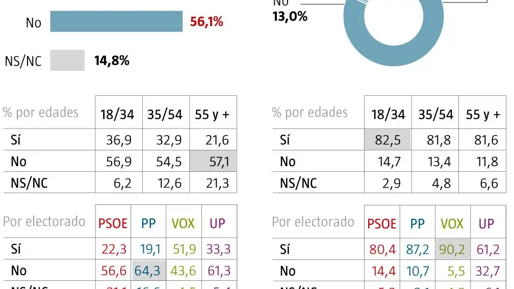 Encuesta NC Report: Votantes de PSOE y Podemos, los que más ven ...