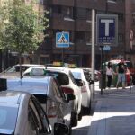 Parada de taxis en Valladolid