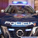 Imagen de archivo de un coche patrulla de la Policía Nacional